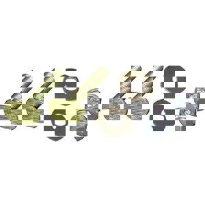 1/4X3-1/2 BRS RND CLST SC N&W